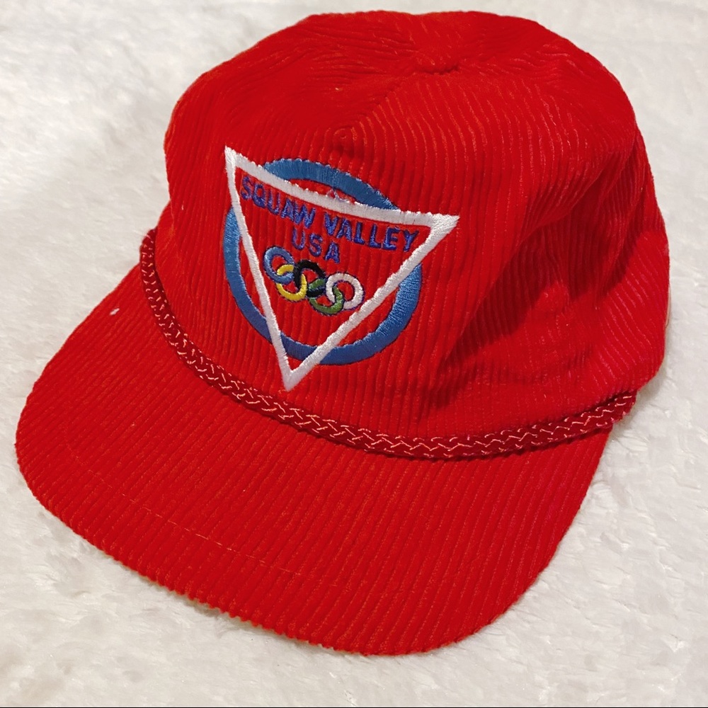 VINTAGE CORDUROY OLYMPICS HAT